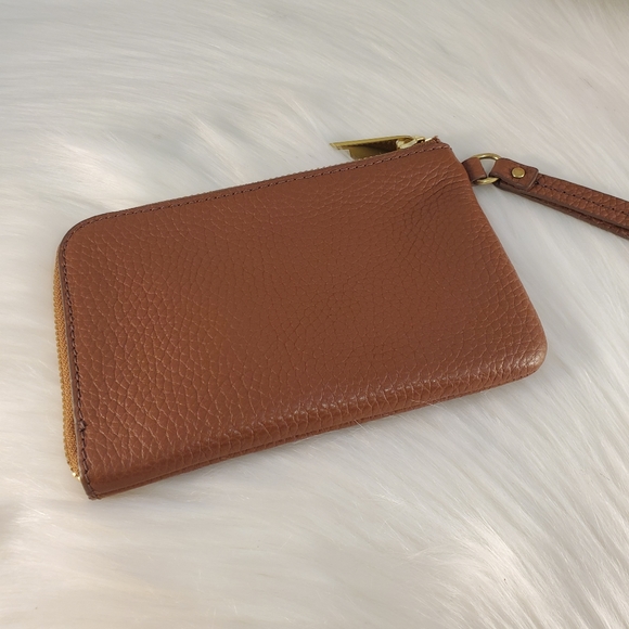 NWT FOSSIL TIEGAN BROWN COWHIDE WRISTLET - Picture 6 of 8